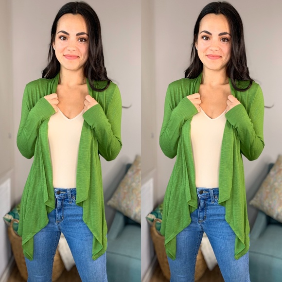 Banana Republic Factory Sweaters - Banana Republic Factory Green Cardigan